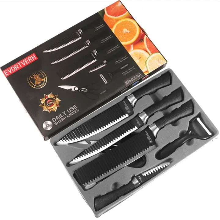 Evcrierh%206%20Pcs%20Non-Stick%20Knife%20Set%20for%20Kitchen,%20Super%20Sharp%20high%20Carbon%20Stainless%20Steel%20Material%20-%20Image%204