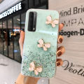 Phone case Huawei Y7A Shiny Ring Case Glitter Soft Transparent Butterfly Cases For Huawei Y7A Back Cover Stars Moon Girls. 
