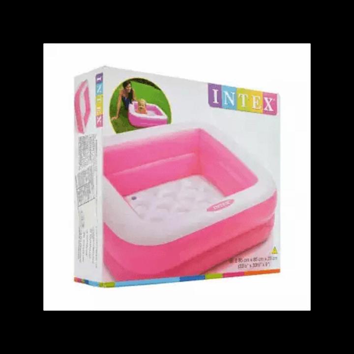 INTEX inflatable Baby Bathtub square pink | Daraz.com.bd