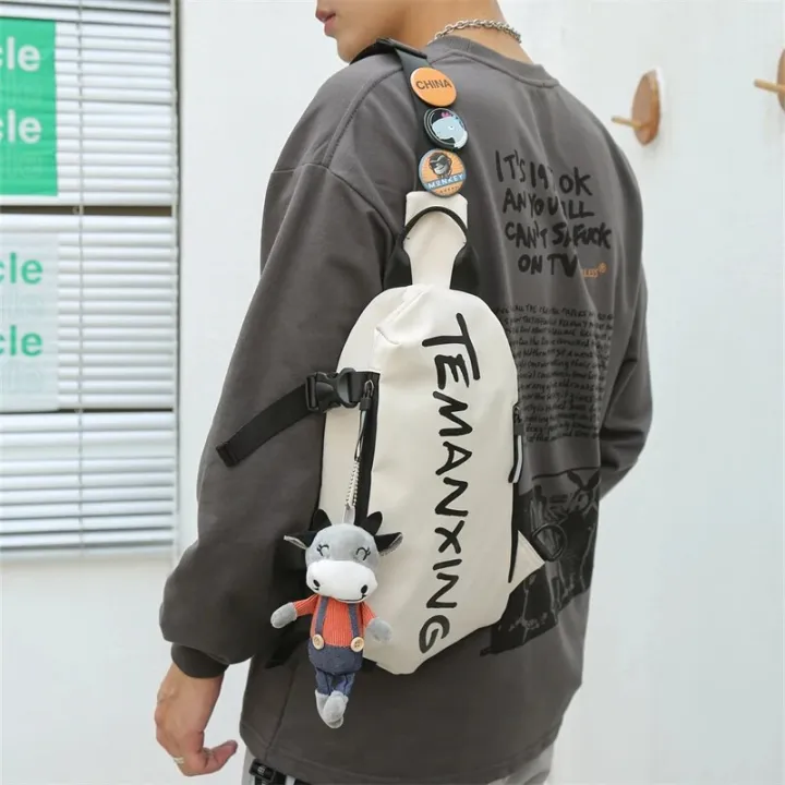 Chest%20Bag%20Crossbody%20Backpack%20Men%20Waterproof%20Oxford%20Cloth%20Shoulder%20Bag%20Women's%20Casual%20Messenger%20Bag%20Unisex%20sweethearts%20Small%20Bag%20-%20Image%202
