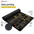 EXCO Python Programing Mouse Pad Large Shortcuts Cheat Sheet Keyboard Mousepad Stitched Edge Non-Slip Base Desk Mat for Engineer.
