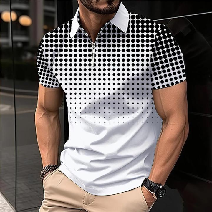 HoneyYami%20New%20Summer%20T%20Shirts%20for%20Men%202023%20Short%20Sleeve%20Turn-down%20Collar%20Letter%20Printing%20Button%20Striped%20Polo%20Tees%20Fashion%20Pullover%20Tops%20-%20Image%203