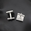 (New)Men Cufflink Exquiite quare Black Enamel Paint Cufflink Modern.