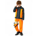 Anime Kids Uzumaki Akatsuki Cosplay Boys Girls Uzumaki Jacket Pants Headband Frog Wallet Child Uniform Kunai Halloween Costume. 