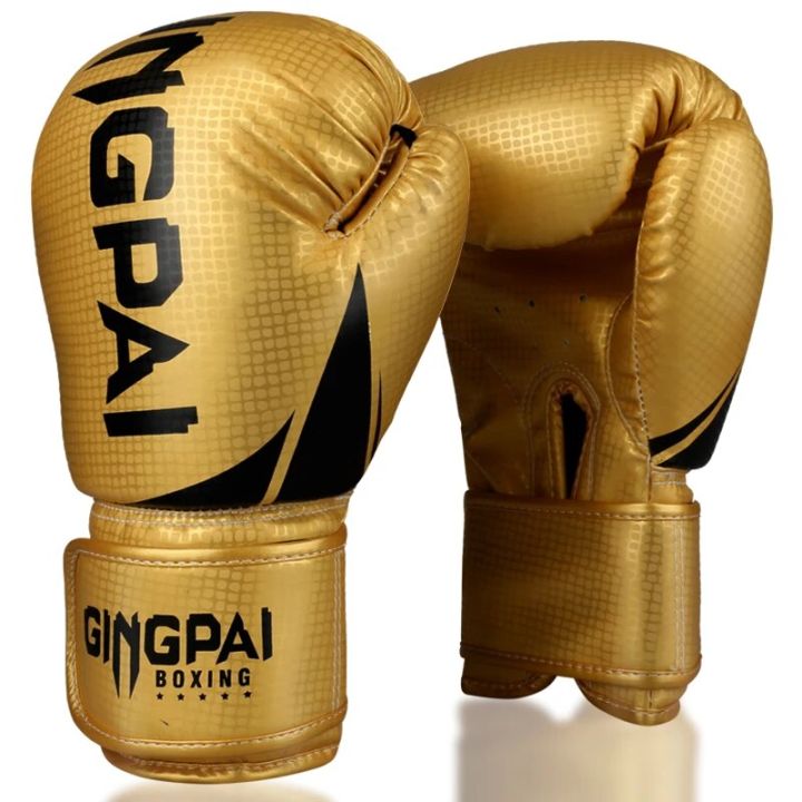 GINGPAI%206oz%208oz%2010oz%2012oz%20Adult%20Men's%20Women's%20Kids%20Boxing%20Gloves%20PU%20Leather%20MMA%20Muay%20Thai%20Sanda%20Professional%20Fighting%20Gloves%20-%20Image%204