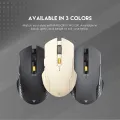 FANTECH RAIGOR III WG12R Rechargeable Wireless Mouse 2.4Ghz Stable Wireless Connection 2000DPI Pixart Sensor Ambidextrous Design Portable Mice For Laptop PC Computer Gaming Gamer.