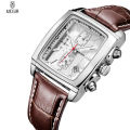 MEGIR Luxury Casual Watches Fashion Men Quartz Wristwatches Leather Strap Waterproof Luminous Men's Watch Chronograph 2028. 
