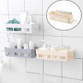 1 Pcs Kitchen And Bathroom Wall Shelf Square -  Self - kitchen self  bathroom accessories - Family coloul. 