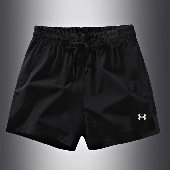 Ice Silk Thin Under Armour Shorts Men's Summer Casual Sports Pants Running Quick-Drying Pants Beach Pants Shorts Women's