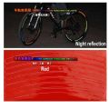 Bicycle Tyre Reflective Tube Stickers Mountain Bike Rim stickers 26 inch Wheel Decal Decoration Frame Personality. 