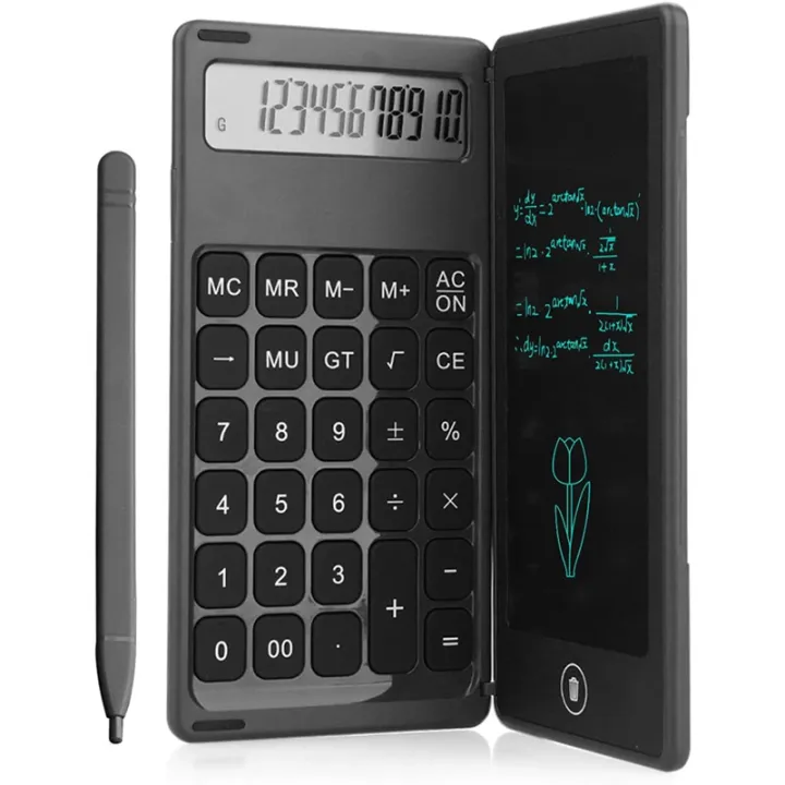 Calculator%20Notepad%206%20Inch%20LCD%20Writing%20Tablet%20Digital%20Drawing%20Pad%20with%20Stylus%20Pen%20Erase%20Button%20Lock%20Function%20-%20Image%204