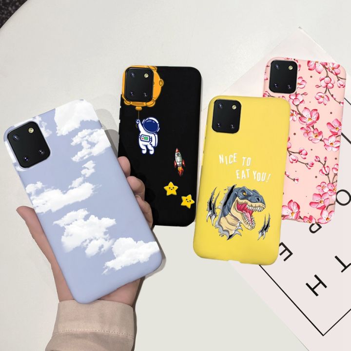 For Samsung Galaxy Note 10 Lite Case Liquid Silicone Cover Prohappytective Silky Soft-Touch Shell For Samsung Note10 lite SM-N770F