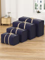 Foldable Large Capacity Clothing,Quilt Storage Bag,Dust-Proof and Removable,Sturdy,Travel,Moving Doggy Bag,Space Saving.