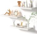 White Floating Shelf Set of 1/2/3,Wall Hanging Shelf, Home Decoration Shelf,Storage Shelves Display Racks Home Decor Wall shelve for Living Room SIZE:12X6 INCH. 