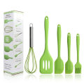 5 Pieces In 1 Set Cooking Tools Kitchenware Soft Silicone Kitchen Tools Utensil Set Kitchen Accessories. 