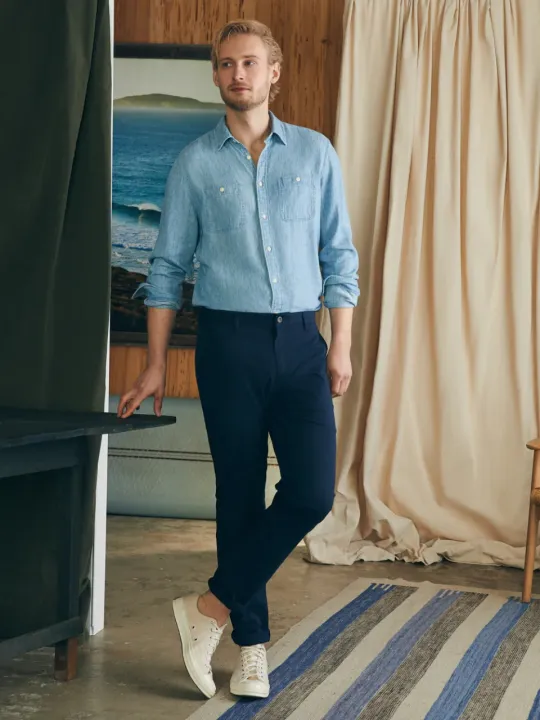 Men's%20Premium%20Navy%20Blue%20Gabardine%20Pant%20-%20Image%203