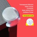 Transparent Silicone Table Corner Protector Baby Safety Anti Collision Cover 1pcs. 