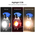 Outtobe Keychain Light Mini LED light Portable Multi-function COB Flood light Outdoor USB Rechargeable Keychain Light 6 Mode Strong Magnet Work Light Repair Work Outdoor Camping Light. 