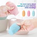 Bathroom Gadget Silicone Leak Proof Cover Elastic Reusable Cosmetic Leakproof Sleeve Effective Portable Anti-leak Sleeve Shampoo Conditioner Bottle. 