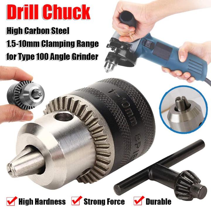 【Fashion】Dasi 10mm angle grinder Chuck electric drill holder drill convert adapter for Type 100 grinder