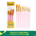 Paint Brushes Set, 10 Pcs Paint Brushes For Acrylic Painting, Paint Brushes for Drawing. 