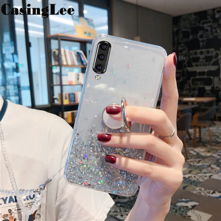 Casinglee%20for%20Samsung%20Galaxy%20A30S%20case%20Shiny%20Ring%20Glitter%20Soft%20Transparent%20Holder%20Stand%20Back%20cover%20with%20String%20for%20Samsung%20A30S%20Phone%20cases%20cover%20Stars%20Moon%20Girls%20-%20Image%205