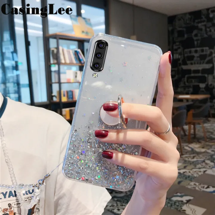 Casinglee%20for%20Samsung%20Galaxy%20A70%20case%20Shiny%20Ring%20Glitter%20Soft%20Transparent%20Holder%20Stand%20Back%20cover%20with%20String%20for%20Samsung%20A70%20Phone%20cases%20cover%20Stars%20Moon%20Girls%20-%20Image%205
