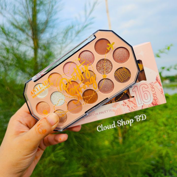 ANYLADY Pretty Strong 16 Colors Eyeshadow Palette