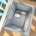 Clothes Storage Box Household Wardrobe Clothes Cotton Linen Fabric Organize Fantastic Can Foldable Basket Large Storage Top Cloud.