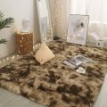Cute Shaggy Bedside Blanket Floor Mat Carpet Household Living Room Bedroom Decor. 
