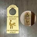 Do Not Disturb Door Hanger Sign Door Hanging Sign for Hotel Restroom. 