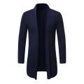 FAVOCENT Men Thin Knitted Cardigan Sweater Spring Autumn Solid Sweater Bottoming Long Sleeved Mens Slim Fit Cardigan Sweater.