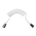 1.5M/2M Spring Shower Nozzle Sprinkler Hose Soft Hoses Flexible Telescopic Tube Toilet Bidet Spray Pipe. 