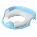 Soft Washable Trainer Seat Toilet Safety and Hygiene Training for Babies Chico Commode Baby - Blue and White. 