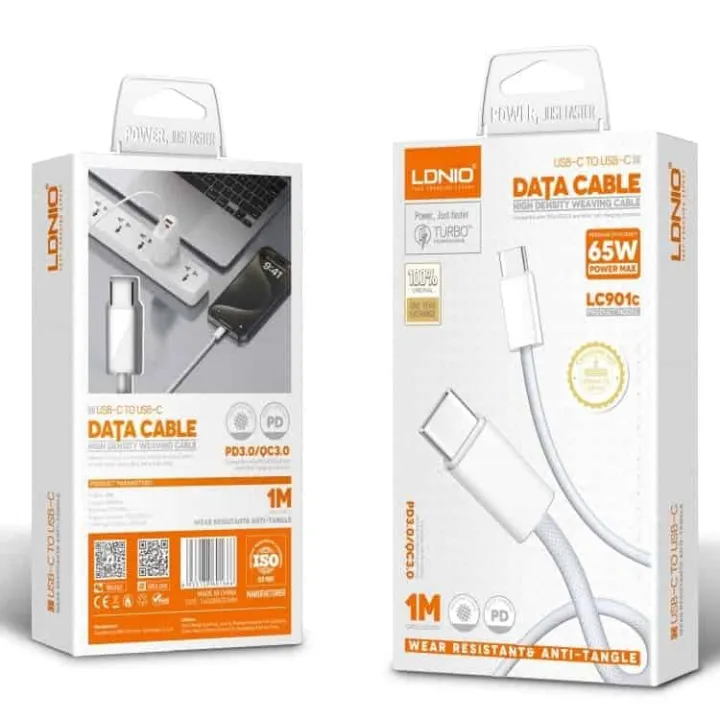 Ldnio%20LC901c/LC902c%2065W%20USB-C%20to%20USB-C%20Fast%20Charging%20Data%20Cable%20-%20Image%207