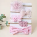 10Pcs-Set /5 pcs set /3 pcs set Lace Flower Baby Girls Headband Bowknot Elastic  Newborn Hair Band Cute Baby Headwear. 