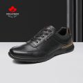 DECARSDZ Men Geunine Leather Shoes Man 2022 Spring Autumn Fashion Comfy Lace-Up Men Shoes High Quality Men Causal Shoes.