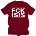 ANTI ISIS T-SHIRT S- XXL ANTI TERROR ATTACK NO WAR POLITICAL PROTEST HUNTINGER Chinese Style O-Neck T Shirt Top Tees. 