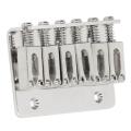 Guitar Fixed Saddle Bridge, Intonation Improving Guitar Hardtail Bridge Set 6 String Robust for Maintenance.