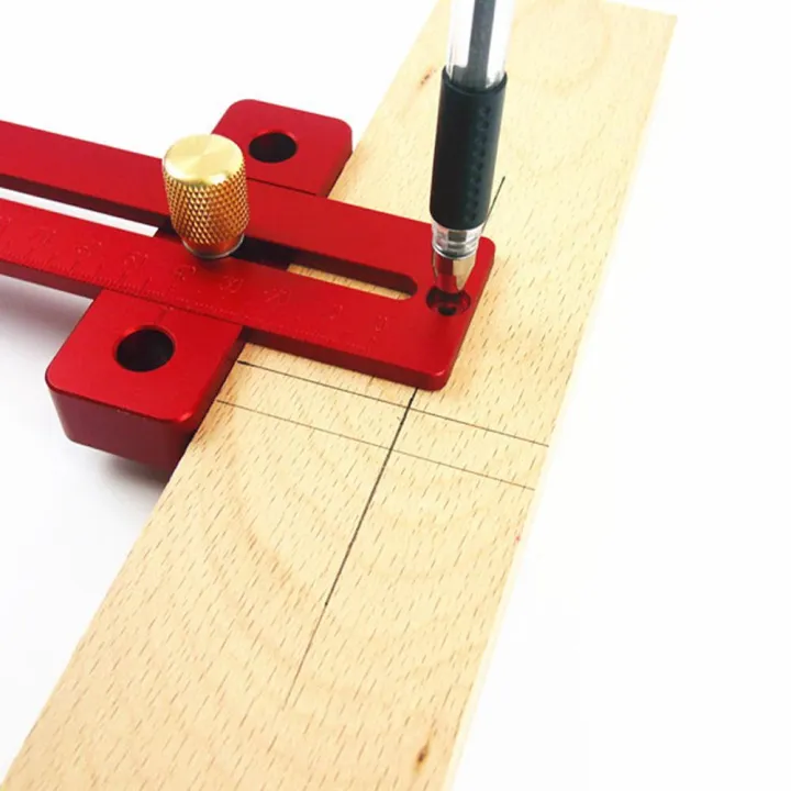 Aluminum%20Alloy%20T-shaped%20Scale%20Measuring%20Ruler%20Woodworking%20DIY%20Tool%20Straight%20Line%20Drawing%20with%200-270mm%20Working%20Scale%20-%20Image%204