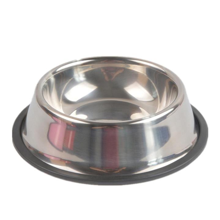 Stainless Steel Small  Bowl High Quality Color Non-slip  Feeding Bowl Pet Feeding Supplies Puppy Food Bowl  - Primary colors - S