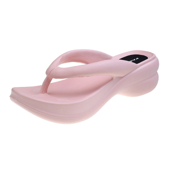 Flip%20Flops%20Women's%20Outer%20Wear%20Thick%20Bottom%20Summer%20Internet%20CelebrityinsTrendy%20Indoor%20Non-Slip%20Flip-Flop%20Height%20Increasing%20Beach%20Sandals%20-%20Image%204
