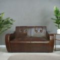 Stylish and New mehgani two seat arm sofa.