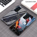 For OPPO Reno 5 Pro Back Cover Version Theme Case Tempered Glass Protection shockproof Cover for OPPO Reno5 Pro case Transparent Circuit Board Design Full Coverage Phone cases. 