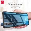Vivo V15 Shockproof Clear Back Cover with Airbag Corners and Acrylic Material.