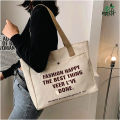 Trendy Top Handle Fashion Design Canvas Tote Bag Shopping Bag/College/University Bag, Tote Bag, Canvas Bag with Zipper.