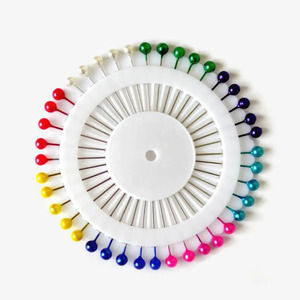 6 Roll Pieces Hijab Pin Brooches for Women (240-Pieces)