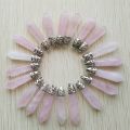 Fashion good quality mix natural stone pillar charm pendants 10x32mm for jewelry making 20pcs/lot wholesale.