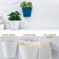 Indoor Outdoor Plastic Nordic Flower Pot Hanging Planter Wall Mounted Succulent. 