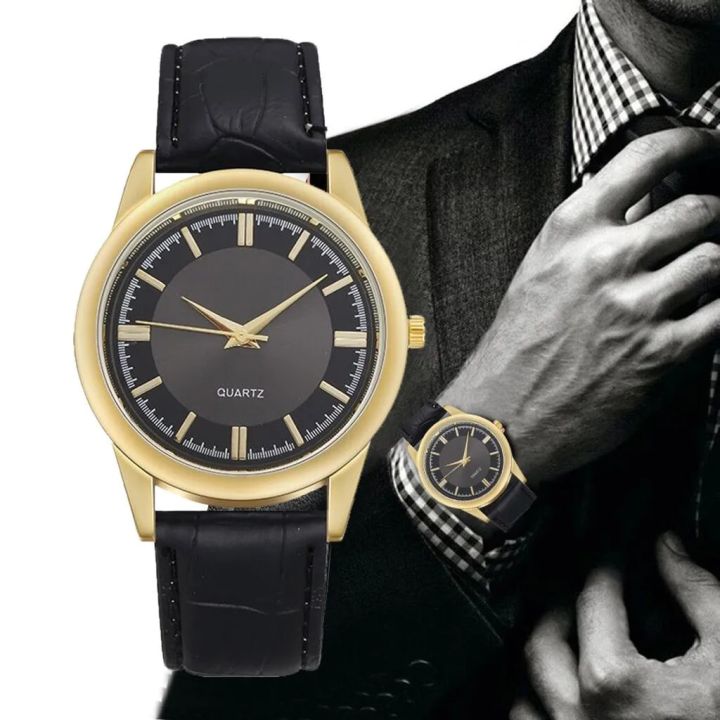 Quartz Wristwatches Watch for Men Business Casual Stainless Steel Mesh Belt Watch Simple Dial Quartz Watch